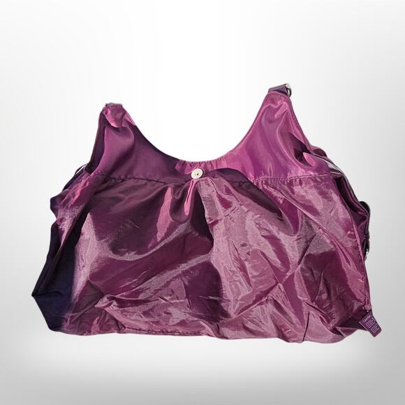 Calvin Klein Plum Purple Nylon Hobo Bag - Picture 5 of 10